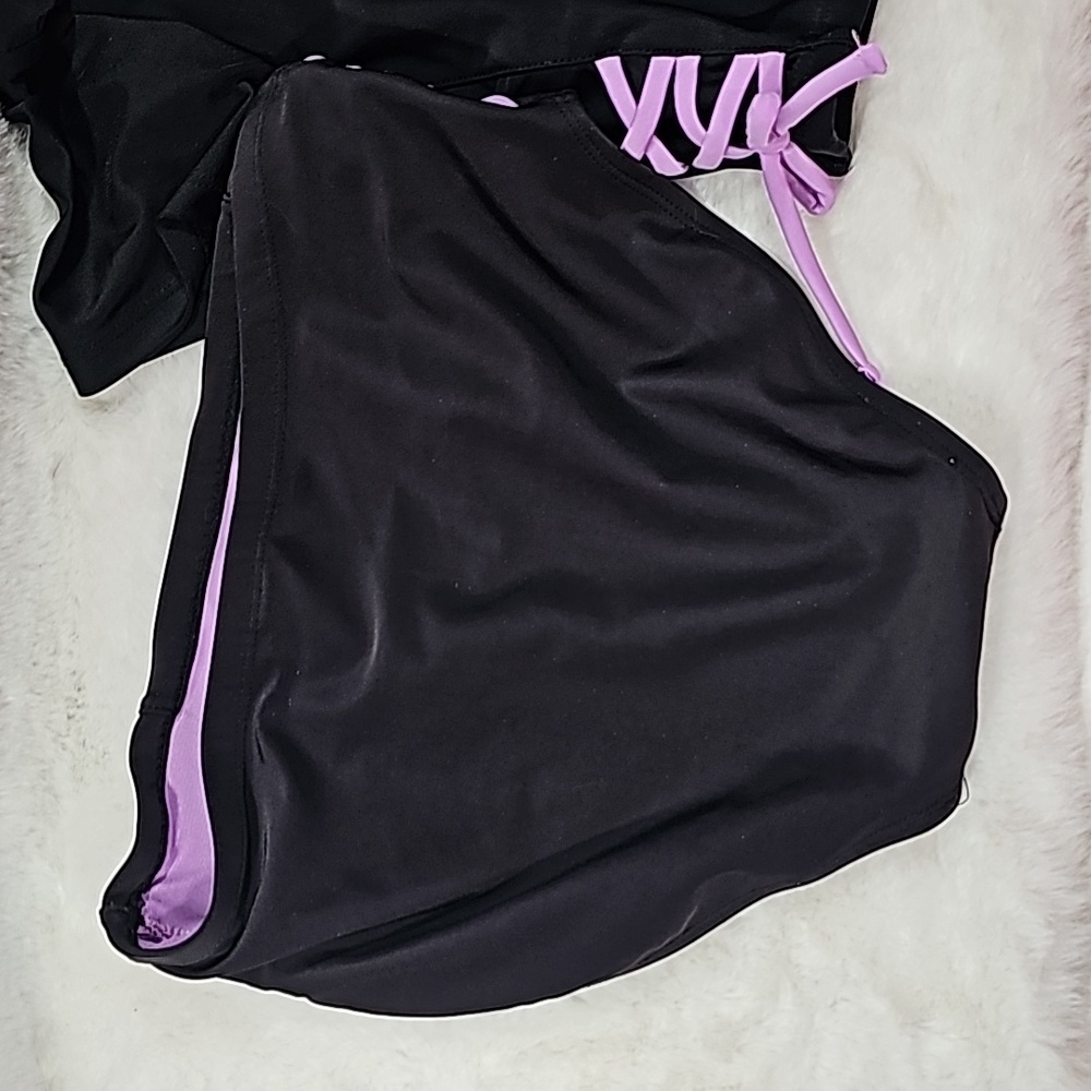 Justice Girls 2 Piece Bathing Suit Size 12/14 - Picture 4 of 7